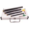 H & H Industrial Products 4 Piece (3/8-1/2-5/8 & 3/4") SCLCR Indexable Boring Bar Set 1001-0054